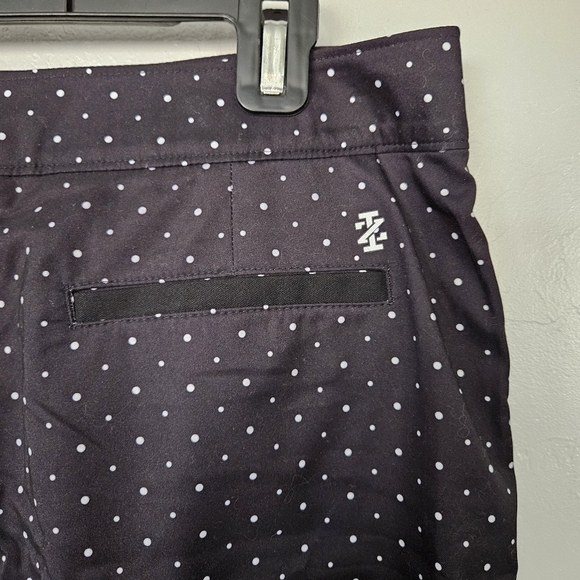 Izod NWT Women's 10 Golf Skort Black White Polka Dots Athletic Skort Athleisure - Picture 6 of 9